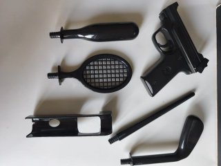Wii Nera: Console + 3 Giochi + SD 1GB + Accessori