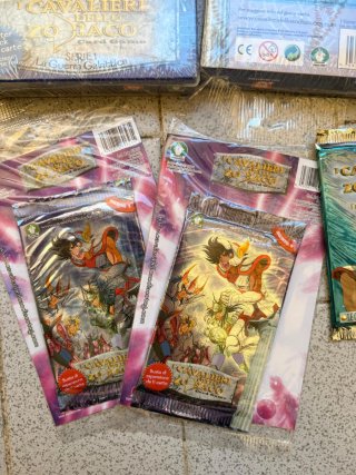 Set Cavalieri Zodiaco + Bustine sealed Vintage