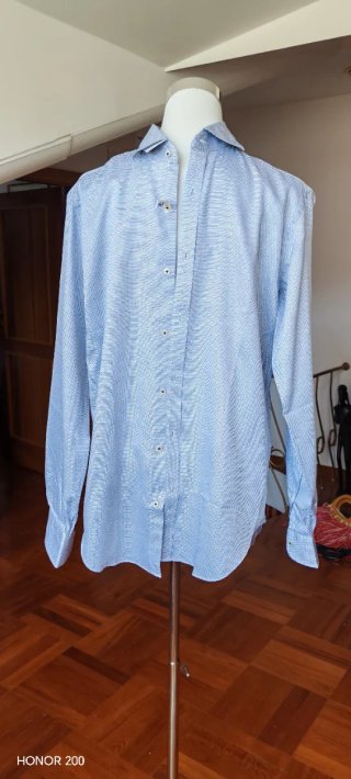 Camicia da uomo azzurra