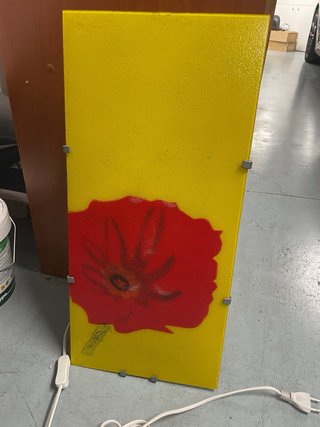 Lámparas de dormitorio con diseño floral