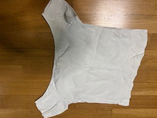 Top Hombros Caídos Blanco Talla Única
