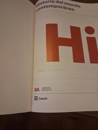 Historia del mundo contemporáneo, BA Código abi...