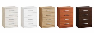 Cómoda 4 cajones madera