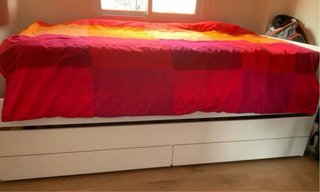 Cama nido blanca Ikea con colchones