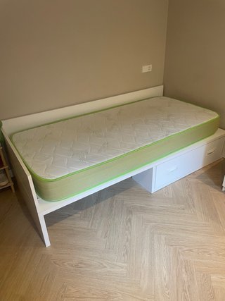 Cama 90 con colchón y cajón
