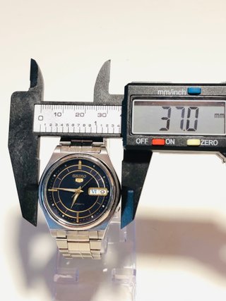 Reloj Seiko 5 Automático Vintage Azul/Oro 1997