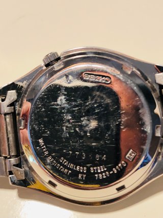 Reloj Seiko 5 Automático Vintage Azul/Oro 1997
