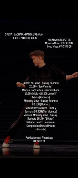 Clases de baile y clases particulares de baile