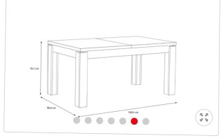 Mesa de comedor y 6 sillas