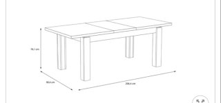 Mesa de comedor y 6 sillas