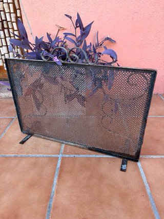 Antigua pantalla chimenea