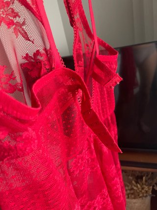 Camisón lencero rojo
