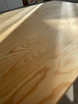 Mesa plegable de pino para niños
