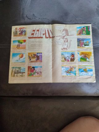 Álbum cromos La vuelta al mundo de Willy Fog