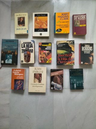 Lote de 13 libros