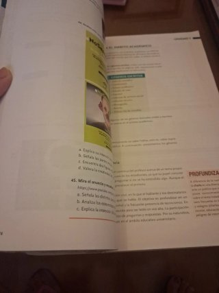 Lengua castellana y literatura, 1 BACH.