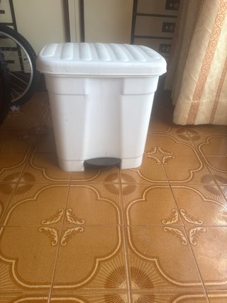 Cubo de Basura 50 Litros Blanco