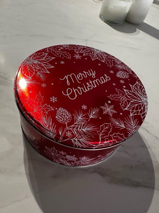 Set de 3 Latas Navideñas Redondas