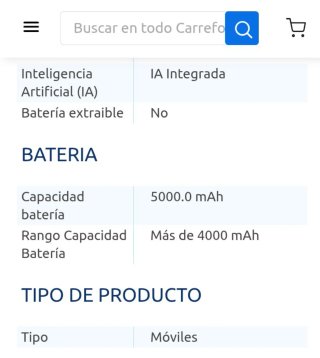Samsung Galaxy A56 256GB negro