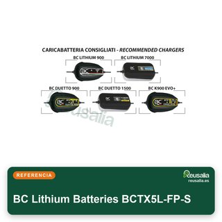 BC Lithium Batteries BCTX5L-FP-S BC Lithium