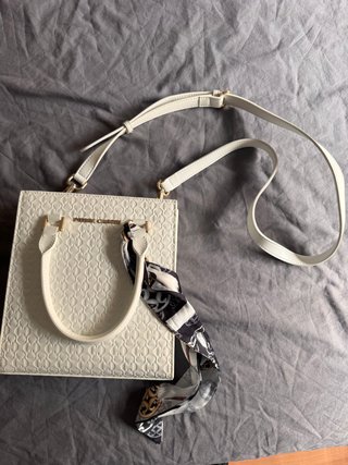 Bolso Cartera Pierre Cardin Blanco