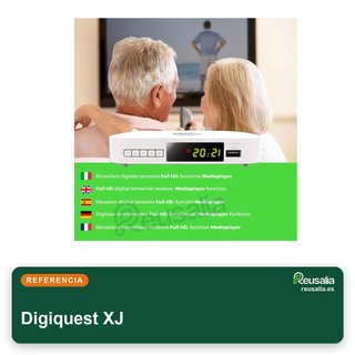 Digiquest XJ receptor digital terrestre doble