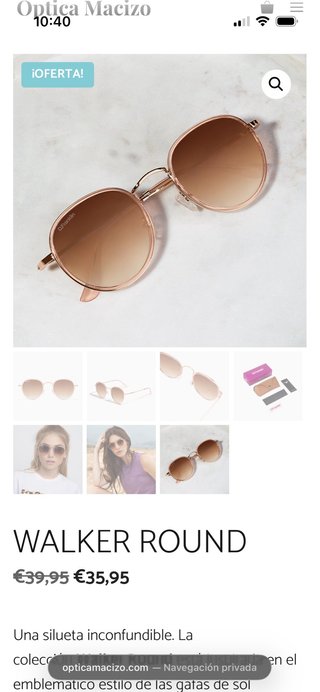 Gafas de sol D.Franklin Walker Round
