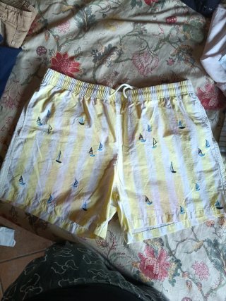 Bañador Zara con estampado de barcos