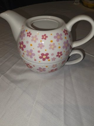 Juego de té de cerámica