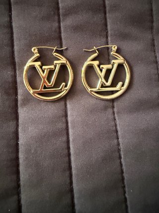 Pendientes Louis Vuitton Dorados