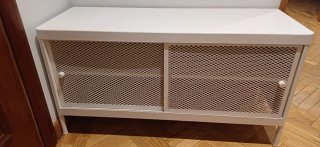 Banco Zapatero Ikea Mackapar Blanco