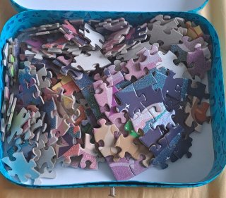 Puzzle Fantasía 200 Piezas con Purpurina