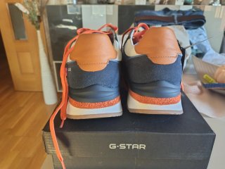 Zapatillas G-Star Hombre Azul y Naranja