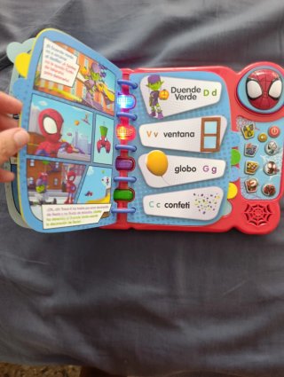 Libro Interactivo VTech Spidey Superequipo