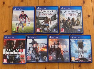 Pack de 7 Juegos para PS4