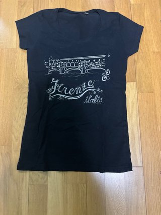 Camiseta Negra Firenze Italia