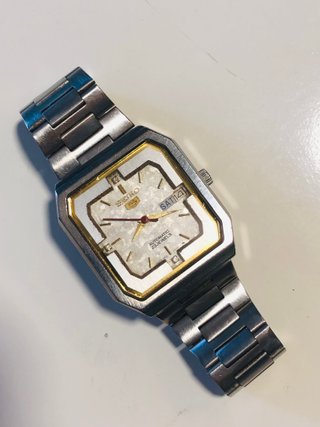 Reloj Seiko 5 TV Screen Blanco 1983 2906