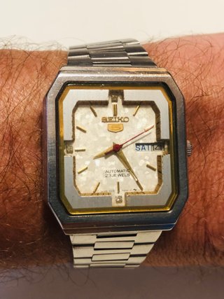 Reloj Seiko 5 TV Screen Blanco 1983 2906
