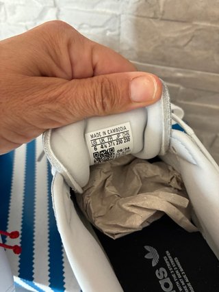 Adidas Zapatillas Blancas y Negras Talla 37