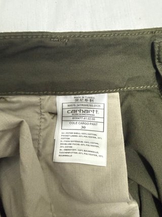 Pantalones cargo Carhartt verdes