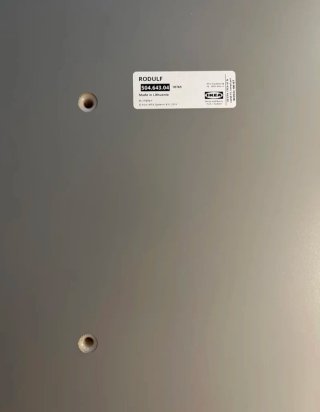 Tablero Rodulf Ikea gris
