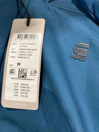 Abrigo G-Star – Talla M – NUEVO