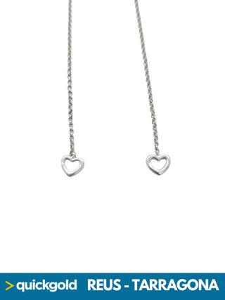 040-04-00806 PENDIENTES ORO 18K TIPO TOUS CORAZON