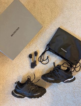 Zapatillas Balenciaga Track LED Negras