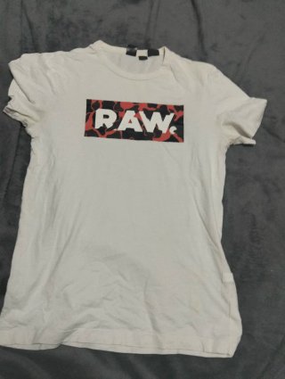 Camiseta G-Star RAW Blanca talla S