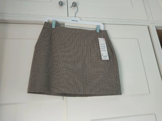 Falda Uniqlo cuadros M