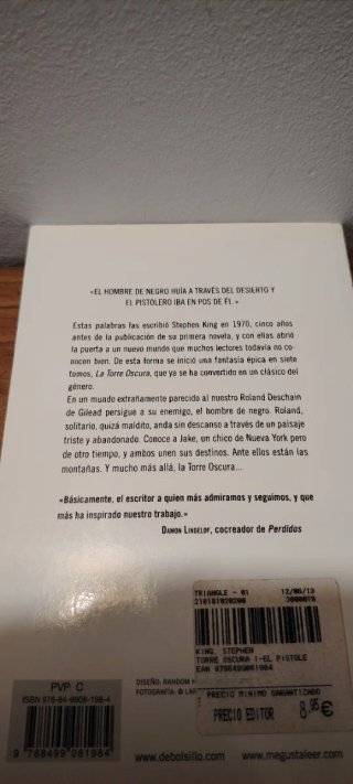 La Torre Oscura I El Pistolero de Stephen King