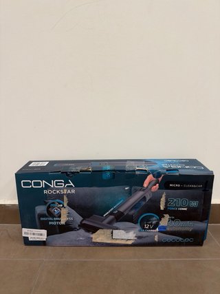 Aspirador Cecotec Conga Rockstar Micro 210W gris
