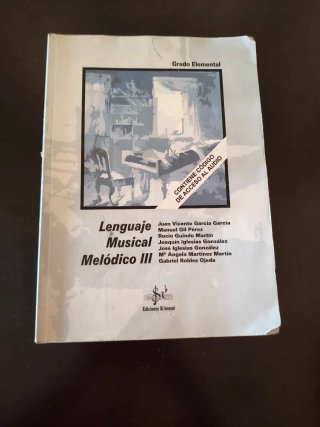Libros Lenguaje Musical Rítmico y Melódico III