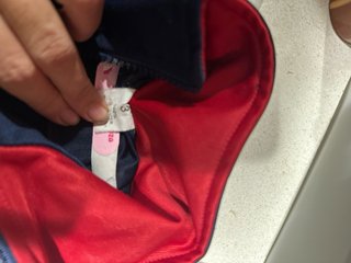 Chaqueta Samaniego Talla 3 Azul/Rojo